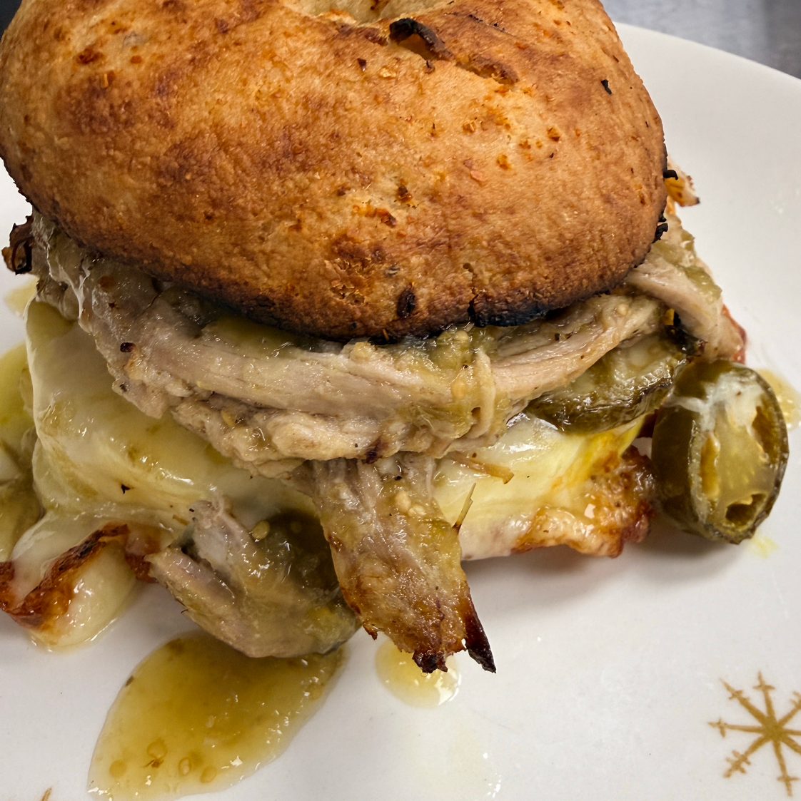 Carnitas Breakfast Sandwich.