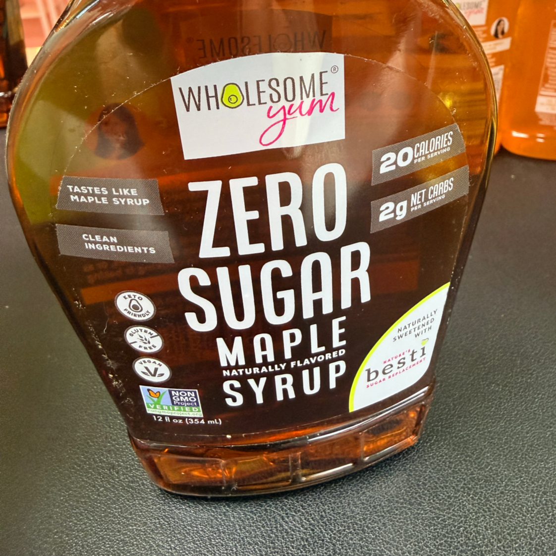 Zero Sugar Maple Syrup.