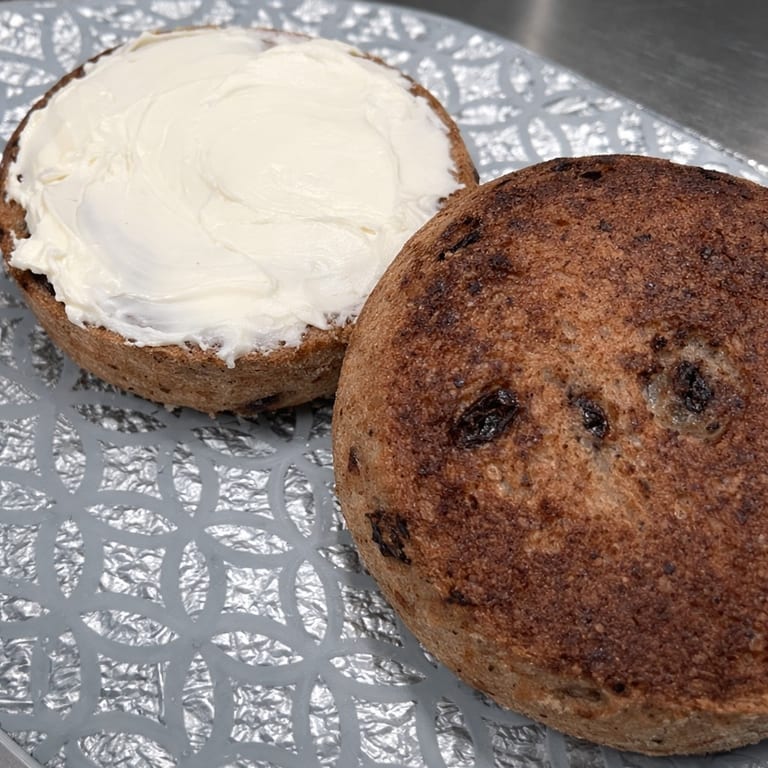 Our blueberry bagel experience