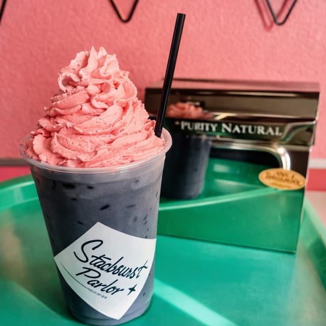Unicorn Blood: Hibiscus Berry Milk Tea 32oz.