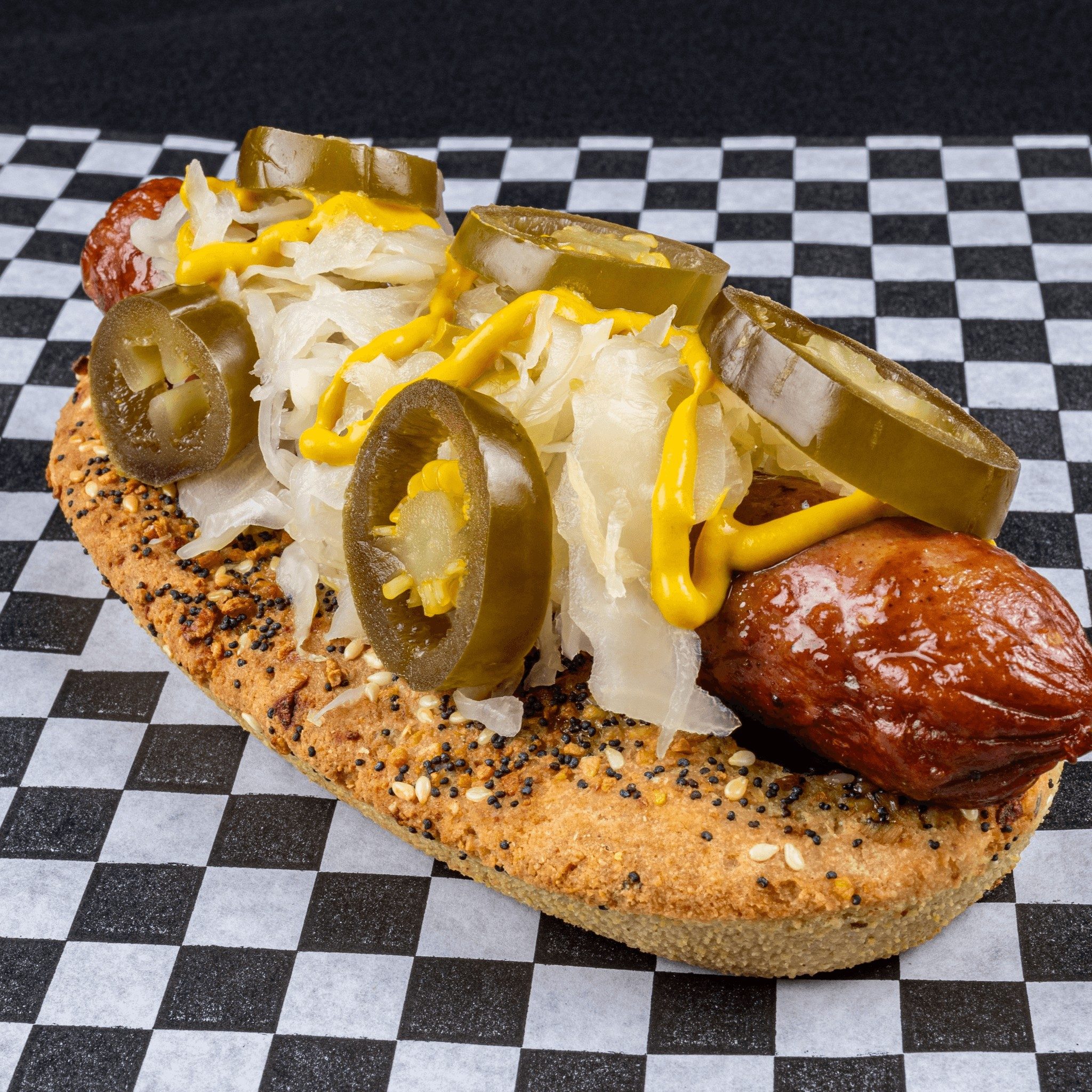 All Beef Teton Polish Dog (Bun has dairy).
